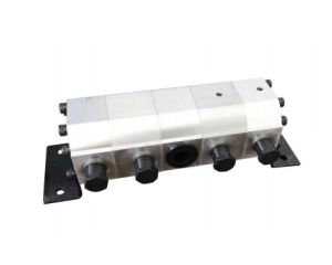 Zahnradstromteiler, 2-Wege, 13,2-26,5 l/min mit Drucksicherung