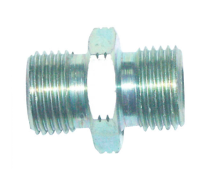 Doppelnippel 3/8" BSP mit 0,8 mm mit Drosselung