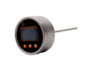 Digitales Thermometer mit rückseitigem Anschluss 1/2" BSP