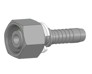 RVS 1" 1/4 DN perskoppeling 38S M52x2 met o-ring