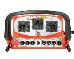 Elca Tel-M tragbare Proportionalsteuerung mit 3 Joysticks 12V mit KabelKabelanschluss