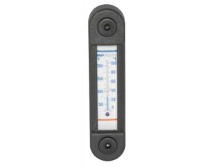 Schauglas mit Thermometer, Anschluss M12, Länge 254 mm (LVA-TA)