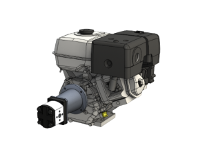 Honda GX390 (QXE4) 13 PS Benzinmotor mit vormontierter Zahnradpumpe Pumpengruppe 2