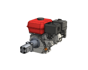 PTM200pro Benzinmotor mit vormontierter Zahnradpumpe Pumpengruppe 1